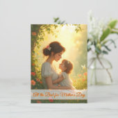 Teder Moederlijke Liefde in Bloeiend Licht (Staand voorkant)