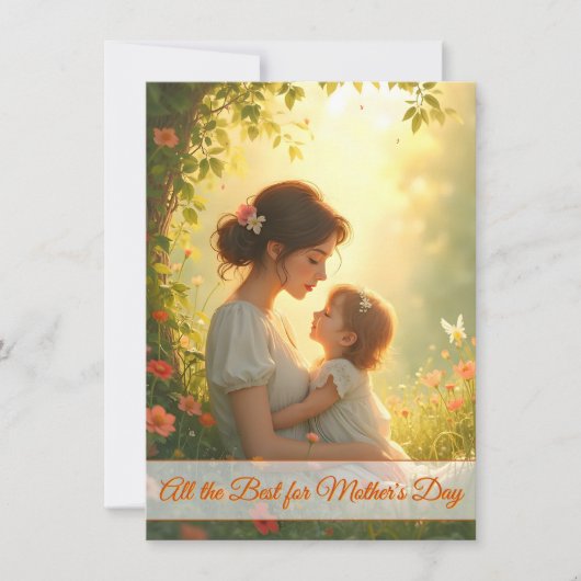 Teder Moederlijke Liefde in Bloeiend Licht (Voorkant)