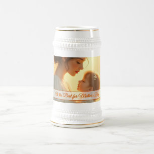 Teder Moederlijke Liefde in Bloeiend Licht Bierpul
