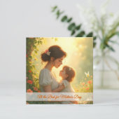 Teder Moederlijke Liefde in Ontluikend Licht (Staand voorkant)