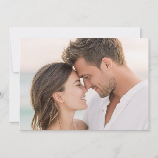 Teder Wromantische Foto Kaart (Voorkant)