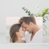 Teder Wromantische Foto Kaart (Staand voorkant)