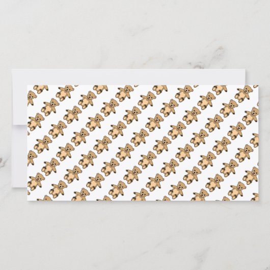 Tederberen Verjaardag Bedankt Fotokaart Kinderen (Achterkant)