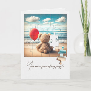 Tederheids-Teddybeer Legpuzzel Kaart