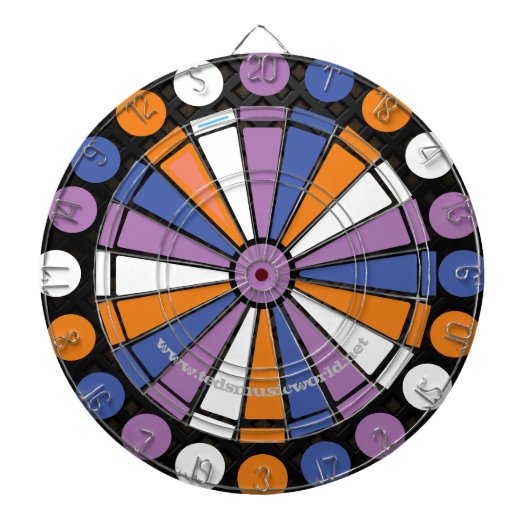 Teds Cool Dartboard Dartbord (Voorkant)