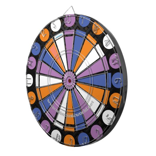 Teds Cool Dartboard Dartbord (Voorkant Rechts)