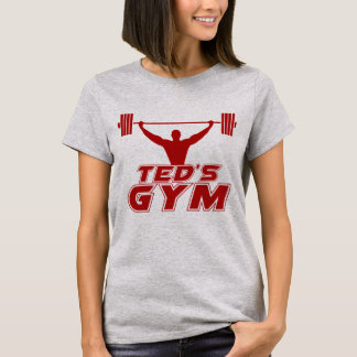 Ted's Gym | Van Friend naar Fiance T-shirt