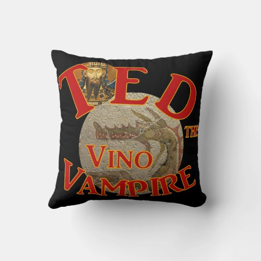 Ted's Pagan Tiki Shack Bar Enoteca Biohazard Night Kussen (Achterkant)