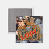 Ted's Pagan Tiki Shack Bar Enoteca Lodi California Magneet (Voorkant / Achterkant)