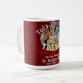 Ted's Pinot Noir Satan's Chili Dog Tiki Bar Koffiemok (Voorkant links)