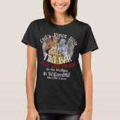 Ted's Pinot Noir Satan's Chili Dog Tiki Bar T-shirt (Voorkant)