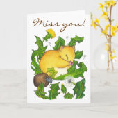 Ted's spijt kaart (Gele Bloem)