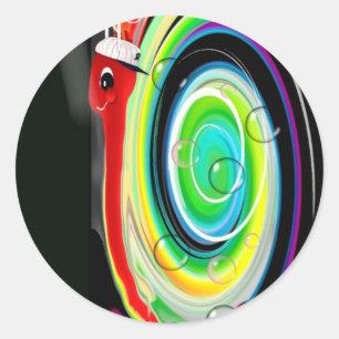 TedTheSnail Ronde Sticker