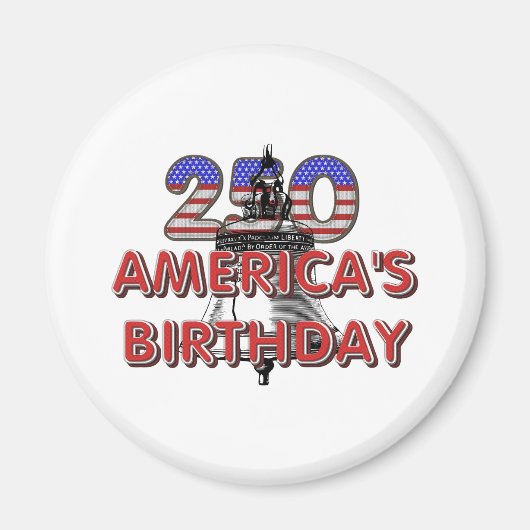 TEE America's 250e verjaardag Magneten (Voorkant)