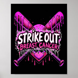 Tee-Bal Borstkanker Bestrijd Zachte Drip Thuis Pla Poster