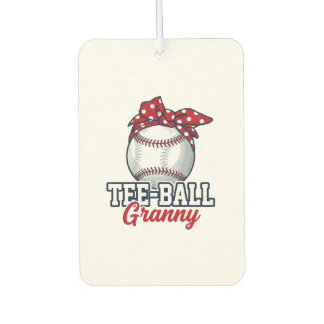 Tee Ball Oma Baseball Boog Vintage Shirt_1 Luchtverfrisser