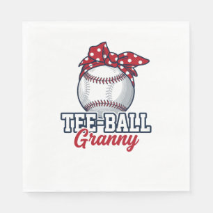 Tee Ball Oma Baseball Boog Vintage Shirt_1 Servet