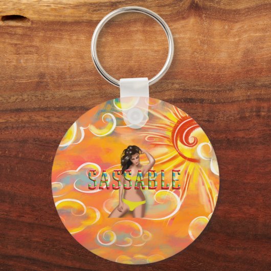 TEE Be Sassable Sleutelhanger (Voorkant)