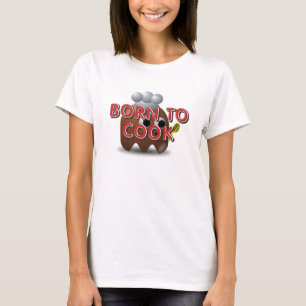 TEE Born to Cook Dames T-Shirts