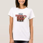 TEE Born to Cook Ladies T-Shirts (Voorkant)