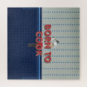 TEE Born to Cook Legpuzzel (Horizontaal)