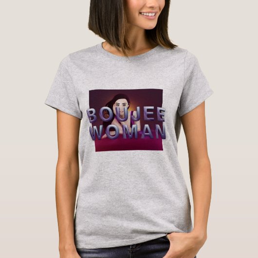 TEE Boujee Vrouw T-shirt (Voorkant)