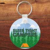 TEE Campers Slaap Slogan Sleutelhanger (Voorkant)