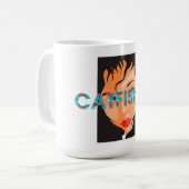TEE Catfisher Dames Koffiemok (Voorkant links)