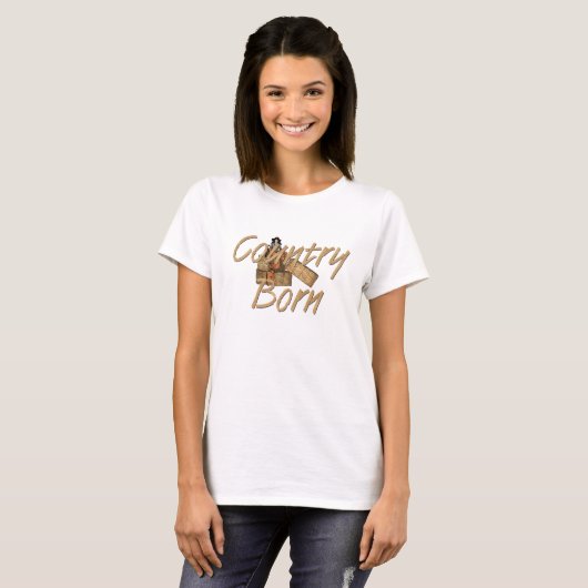 TEE Country Born T-shirt (Voorkant volledig)