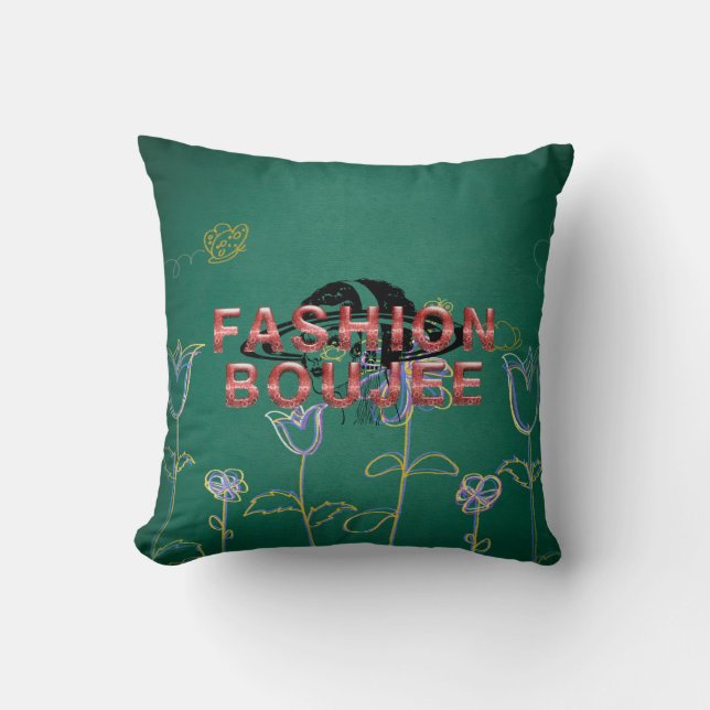 TEE Fashion Boujee Ornament Kussen (Voorkant)