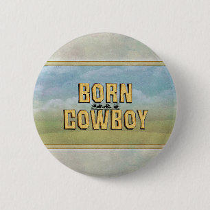 TEE Geboren Cowboy Ronde Button 5,7 Cm