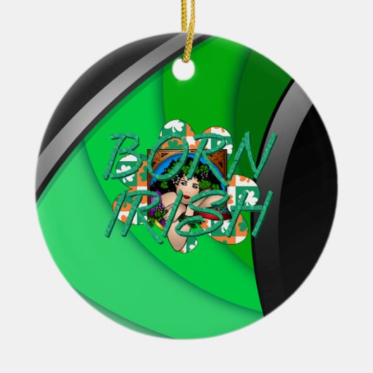 TEE Geboren Ier Keramisch Ornament (Voorkant)