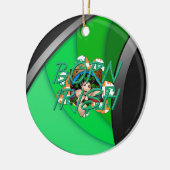 TEE Geboren Ier Keramisch Ornament (Links)