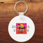 TEE Geboren voor de zomer Sleutelhanger (Voorkant)