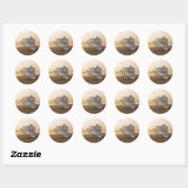 TEE Geweldige echtgenoot beter leven Ronde Sticker (Vel)