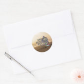 TEE Geweldige echtgenoot beter leven Ronde Sticker (Envelop)