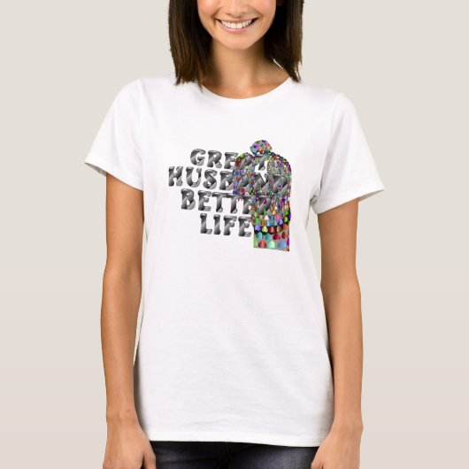 TEE Geweldige echtgenoot beter leven T-shirt (Voorkant)