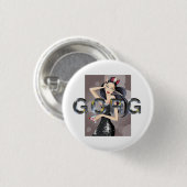 TEE Gorg Magneet Ronde Button 3,2 Cm (Voorkant /achterkant)