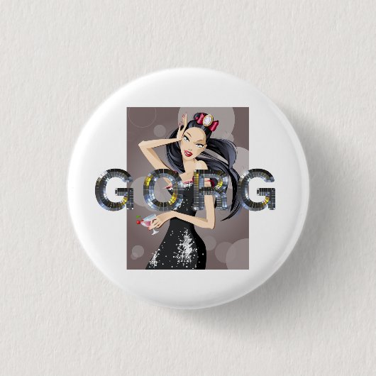 TEE Gorg Magneet Ronde Button 3,2 Cm (Voorkant)