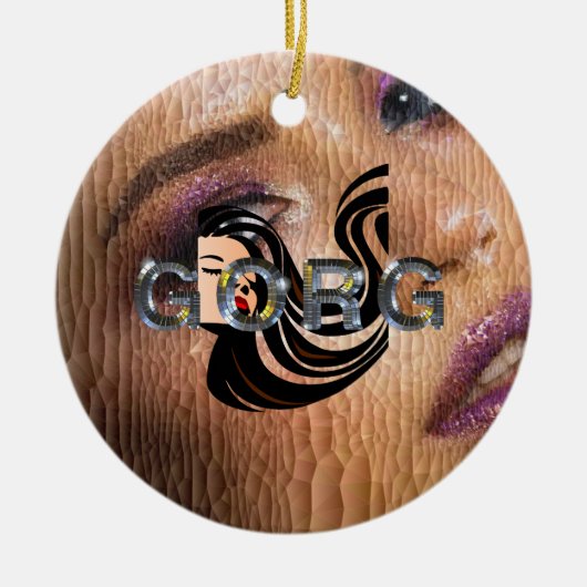 TEE Gorg-sieraad Keramisch Ornament (Voorkant)