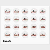 TEE I am a Snack Ronde Sticker (Vel)