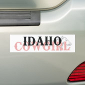 TEE Idaho Cowgirl Bumpersticker (Op auto)
