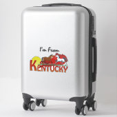 TEE Ik kom uit Kentucky Sticker (Koffer)