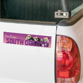 TEE Ik kom uit South Dakota Bumpersticker (Op Truck)