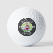 Tee It Up Dad Custom Photo Golfballen (Voorkant)