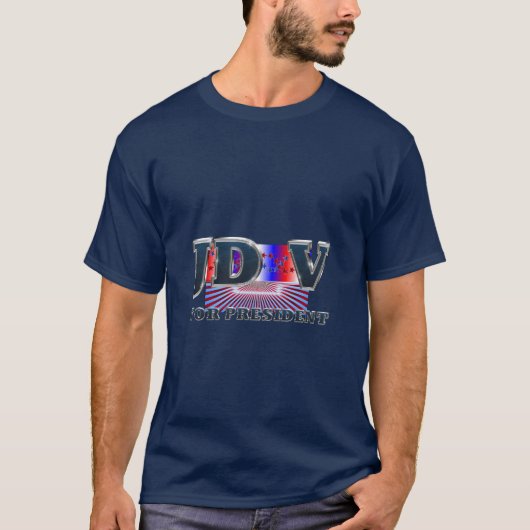 TEE JD Vance voor President T-shirt (Voorkant)