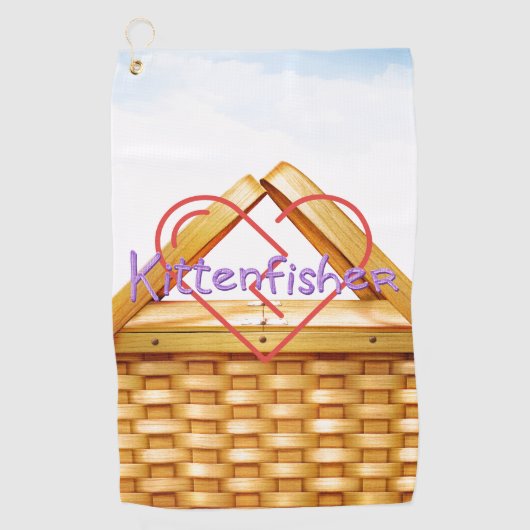TEE Kittenfisher Golfhanddoek (Voorkant)