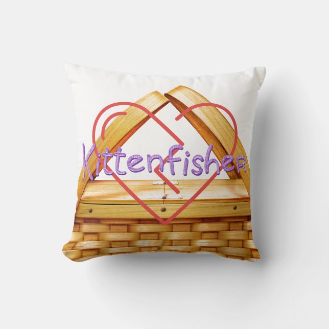 TEE Kittenfisher Kussen (Voorkant)