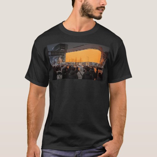 TEE Kleurenscherm Oranje T-shirt (Voorkant)