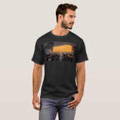 TEE Kleurenscherm Oranje T-shirt (Voorkant volledig)